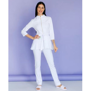 Костюм медицинский Мишель женский цвет белый размер 44
