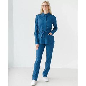 Костюм медичний Монтана жіночий колір синій розмір 48