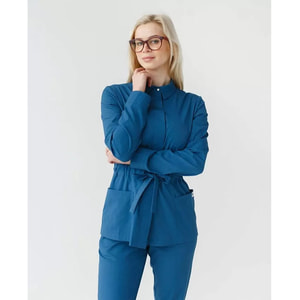 Костюм медицинский Монтана женский цвет синий размер 50