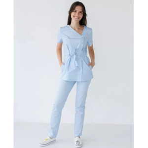 Костюм медицинский Наоми женский цвет лазурный размер 44