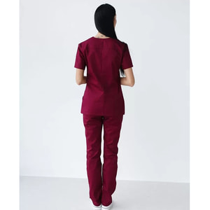 Костюм медичний Топаз жіночий колір марсала розмір 52