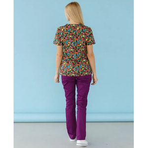 Костюм медичний жіночий з принтом Топаз Tattoo розмір 42