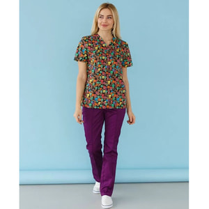 Костюм медичний жіночий з принтом Топаз Tattoo розмір 42