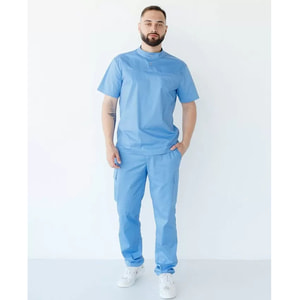 Костюм медичний Денвер чоловічий колір блакитний розмір 48