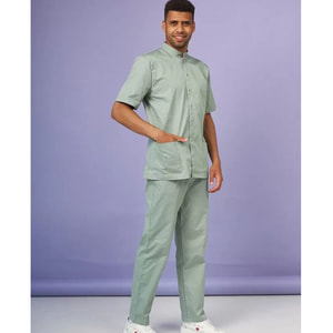 Костюм медицинский Лондон мужской цвет оливково-серый размер 54