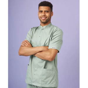 Костюм медицинский Лондон мужской цвет оливково-серый размер 56