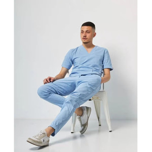 Костюм медицинский Марсель мужской цвет голубой размер 54