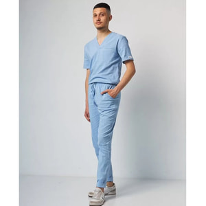 Костюм медицинский Марсель мужской цвет голубой размер 54