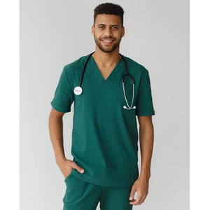 Костюм медичний Марсель чоловічий колір зелений розмір 56