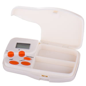 Органайзер ENJEE (Энжи) для таблеток пластиковый ЭЛЕКТРОННЫЙ на 2 приема XLN-206