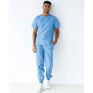 Костюм медицинский Техас мужской цвет голубой размер 48