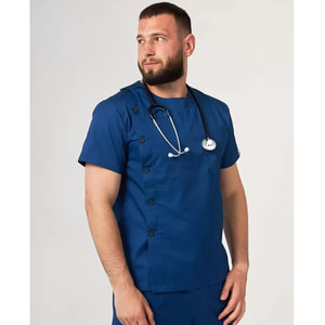 Костюм медичний Техас чоловічий колір синій розмір 56