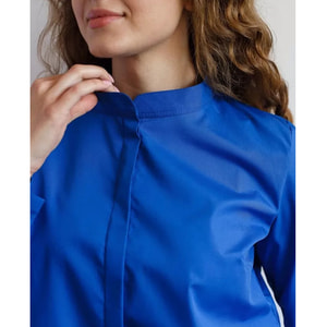 Сорочка медична Стефанія жіноча колір темно-синя розмір 46