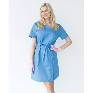Туника медицинская Наоми цвет голубой женский размер 42