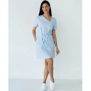Туника медицинская Наоми цвет лазурная женский размер 48