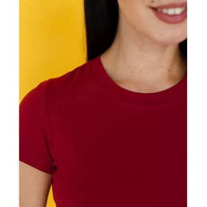 Футболка медицинская цвет бордовый женская размер XL