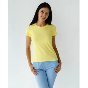 Футболка медична колір жовтий жіноча розмір S