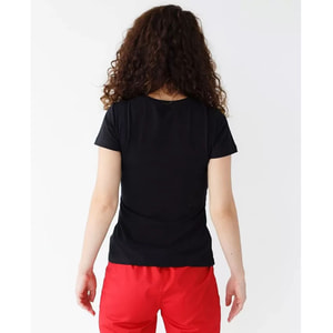 Футболка медична колір чорний жіноча розмір L