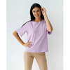 Футболка-реглан медична колір лавандова жіноча розмір XL