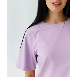 Футболка-реглан медична колір лавандова жіноча розмір XL