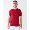Футболка медицинская мужская цвет бордовый размер М