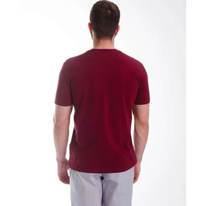 Футболка медична чоловіча колір вишневий розмір 2XL