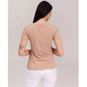 Футболка медицинская цвет бежевый женская размер L