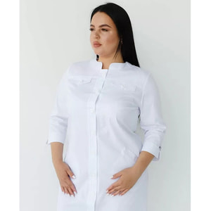 Халат медицинский Валери цвет белый женский размер 60