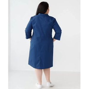 Халат медичний Валері колір синій жіночий розмір 50