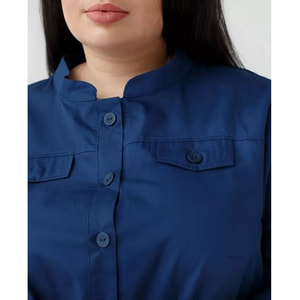 Халат медичний Валері колір синій жіночий розмір 50