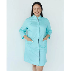 Халат медичний Сакура колір м'ятно-сірий жіночий розмір 60