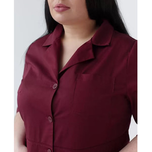 Халат медичний Софі колір марсала жіночий розмір 56