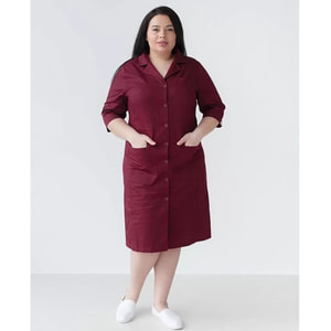 Халат медичний Софі колір марсала жіночий розмір 56