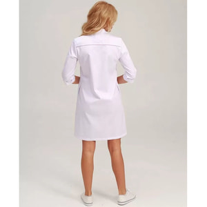 Халат медичний Манхеттен колір білий жіночий розмір 52