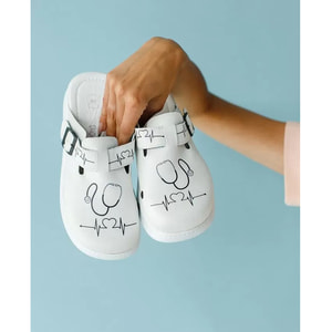 Взуття медичне сабо на платформі Stethoscope розмір 40