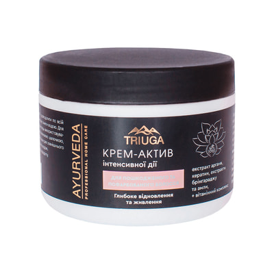Крем-актив для волос TRIUGA (Триюга) поврежденных и окрашеных Глубокое восстановление и питание 300 мл