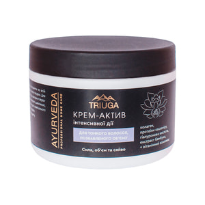 Крем-актив для волосся TRIUGA (Тріюга) для тонкого, позбавленого об’єму Сила, об'єм та сяйво 300 мл