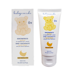 Зубная паста для детей BABYCOCCOLE (Бейбикоколе) с витаминами и кальцием банан 75 мл