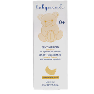 Зубная паста для детей BABYCOCCOLE (Бейбикоколе) с витаминами и кальцием банан 75 мл