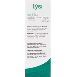 Омега-3 (риб'ячий жир) LYSI (Лісі) Форте капсули по 1000 мг 4 блістера по 16 шт