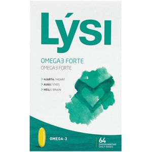 Омега-3 (риб'ячий жир) LYSI (Лісі) Форте капсули по 1000 мг 4 блістера по 16 шт