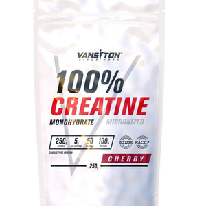 Креатина моногидрат для спортсменов VANSITON (Ванситон) Вишня порошок 250 г