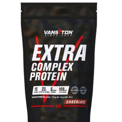 Высокобелковый продукт для спортсменов VANSITON (Ванситон) Extra (Экстра) Протеин Шоколад порошок 450 г