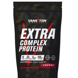 Високобілковий продукт для спортсменів VANSITON (Вансітон) Extra (Екстра) Протеїн Вишня порошок 450 г
