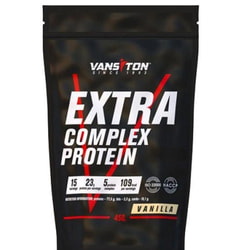 Высокобелковый продукт для спортсменов VANSITON (Ванситон) Extra (Экстра) Протеин Ваниль порошок 450 г