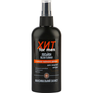 Лосьон після гоління Аромат ХІТ для чоловіків з олією чайного дерева 100 мл