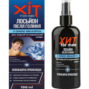 Лосьон після гоління Аромат ХІТ для чоловіків з олією евкаліпта 100 мл