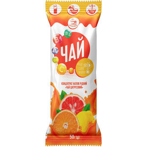 Чай цитрусовый СМАКУЙТЕ концентрат напитка жидкий в стиках по 50 г 12 шт