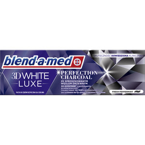 Зубная паста BLEND-A-MED (Блендамед) 3D White Luxe Совершенство с углем 75 мл