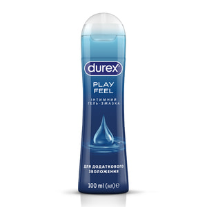 Інтимний гель-змазка DUREX (Дюрекс) Play Feel для додаткового зволоження (лубрикант) 100 мл